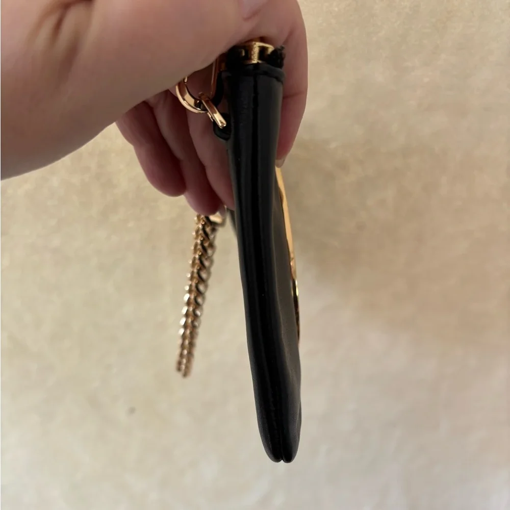 Tory Burch Wristlet with Iconic Gold TB Logo - Picture 13 of 14
